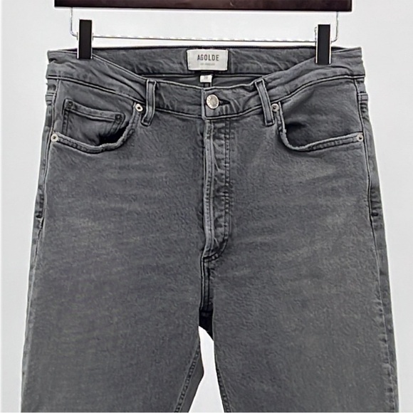 Agolde Nico High Rise Slim Fit Button Fly Jeans in Ceremony - Size 26 - Picture 5 of 12
